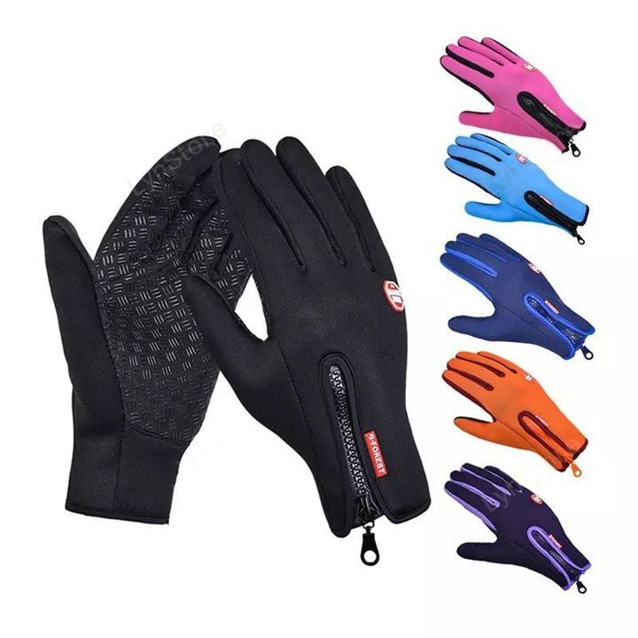 Winter Gloves Touch Screen Sliding Waterproof Sports Gloves